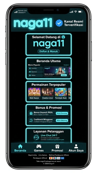 Tampilan kanal resmi naga11